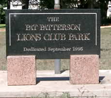 Lions Club Park in Kingsland, Texas